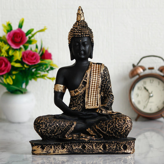 Golden Meditating Lord Buddha Handcrafte
